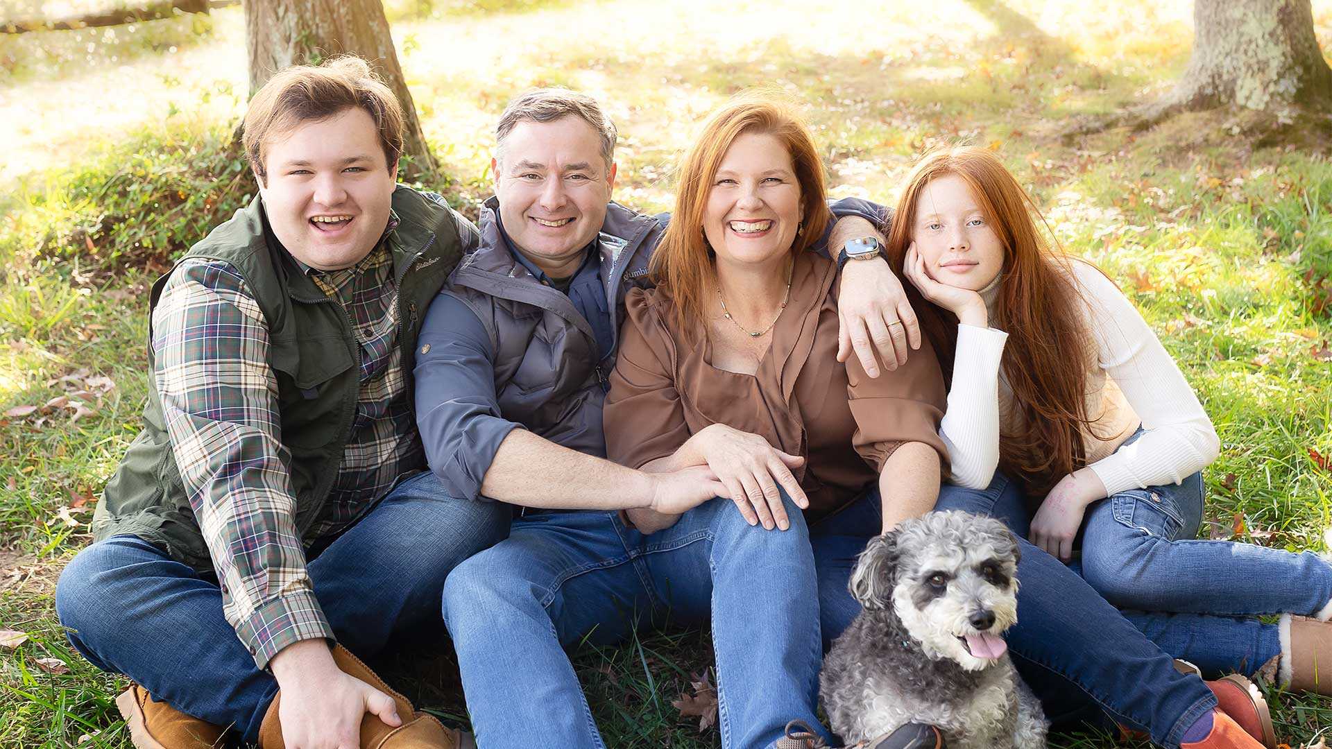 Eugene with his family